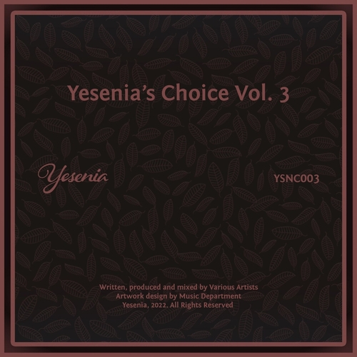 VA - Yesenia's Choice, Vol. 3 [YSNC003]